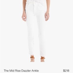 Mother Mid Rise Dazzler Ankle